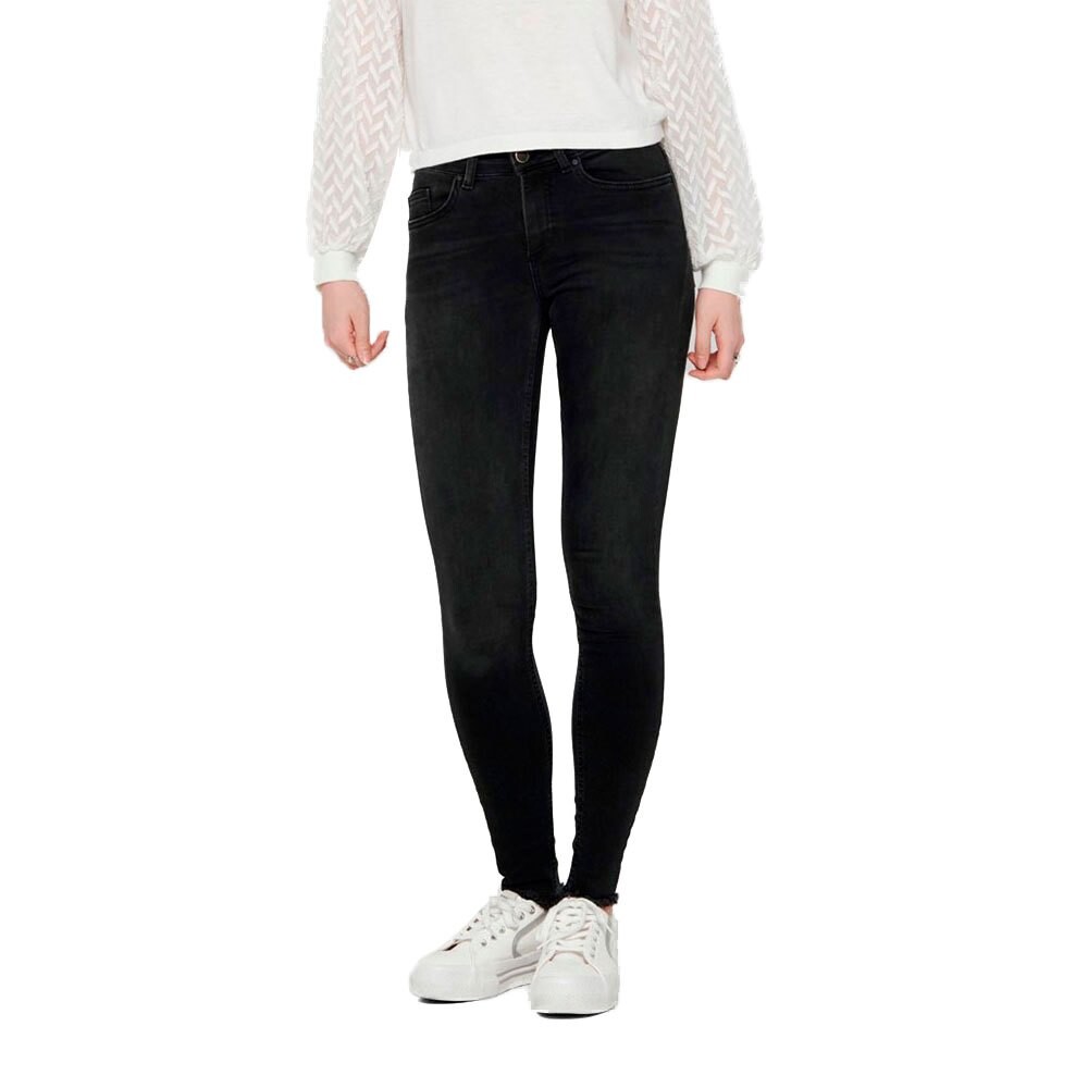 

Джинсы Only Blush Life Mid Waist Ankle Raw REA1099, черный