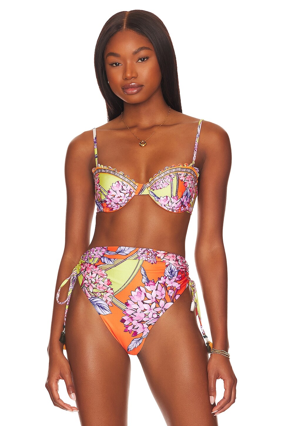 

Топ бикини Agua Bendita Piper, лаймовый