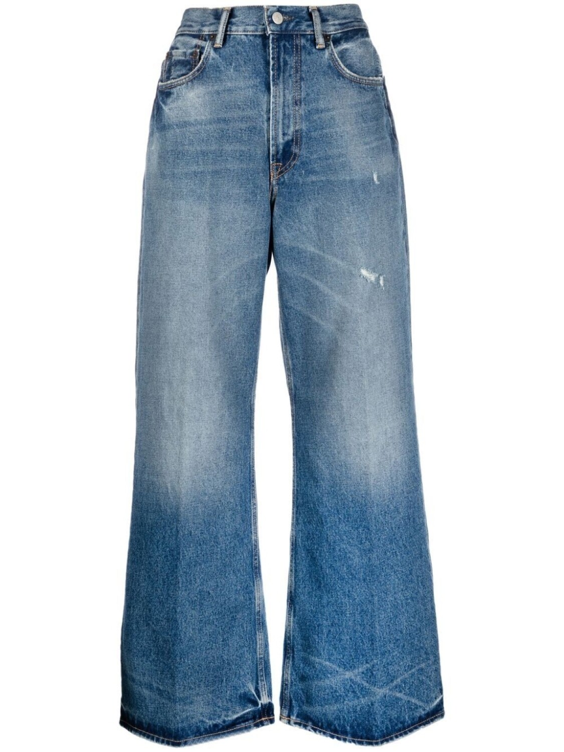 

Acne Studios широкие джинсы, синий