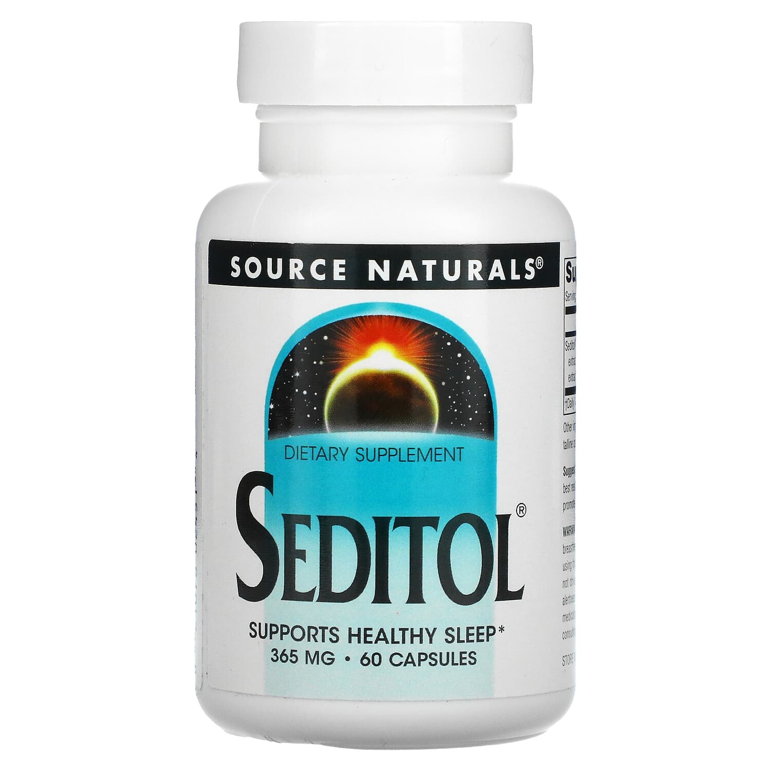 

Седитол, 60 капсул, Source Naturals