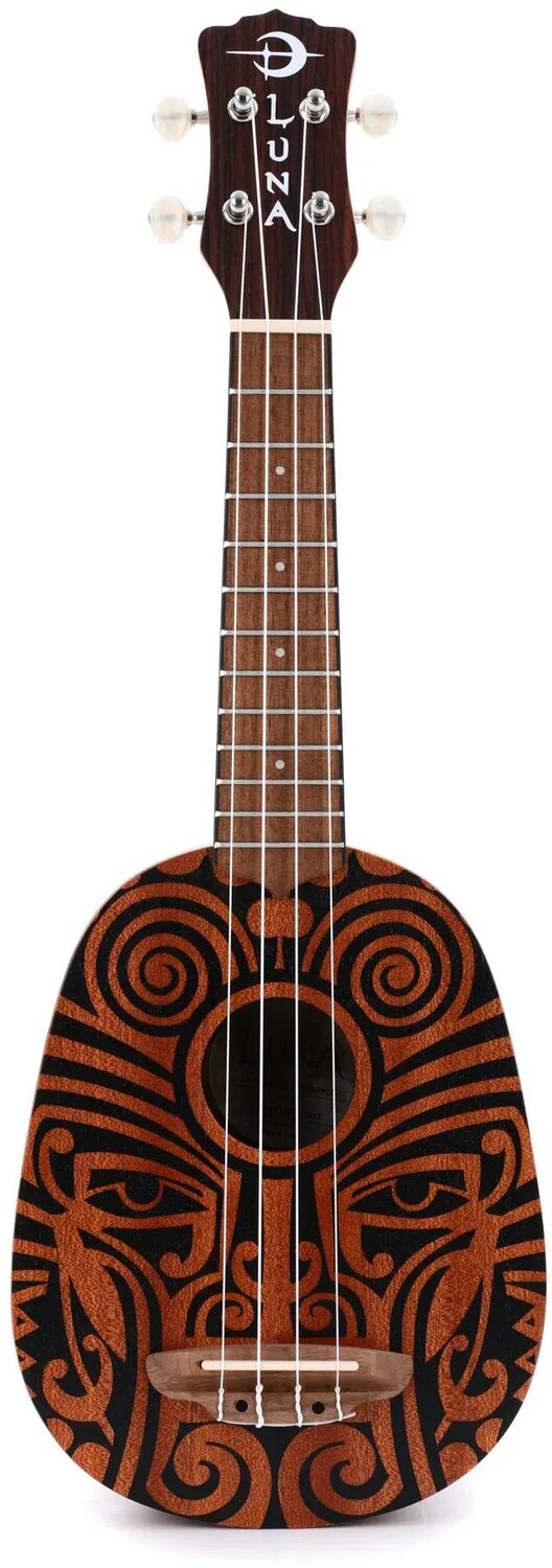 

Luna Tribal Mahogany Pineapple Soprano Гавайская гитара - Satin Natural