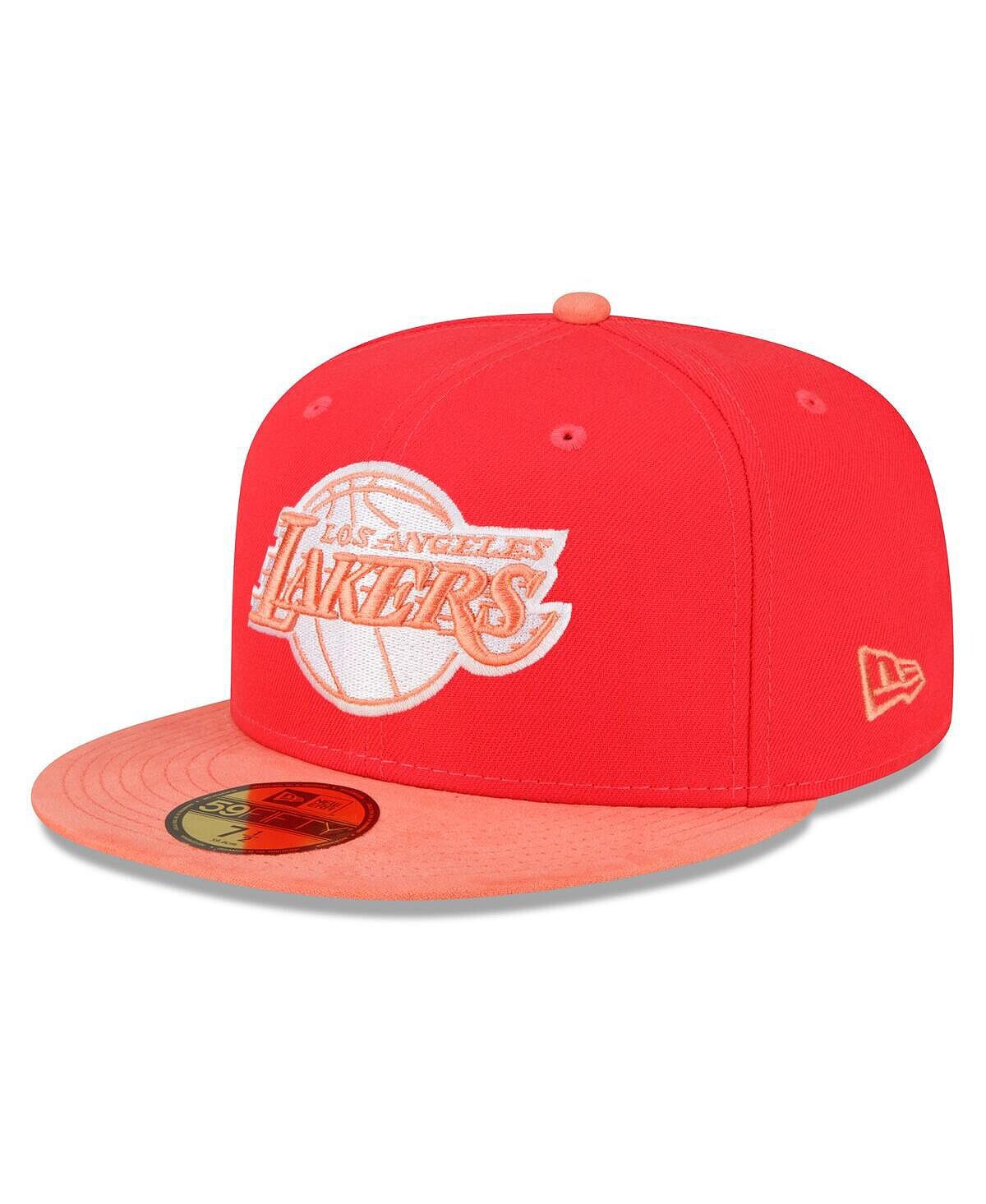 

Мужская кепка в тон 59FIFTY красного, персикового цвета Los Angeles Lakers New Era