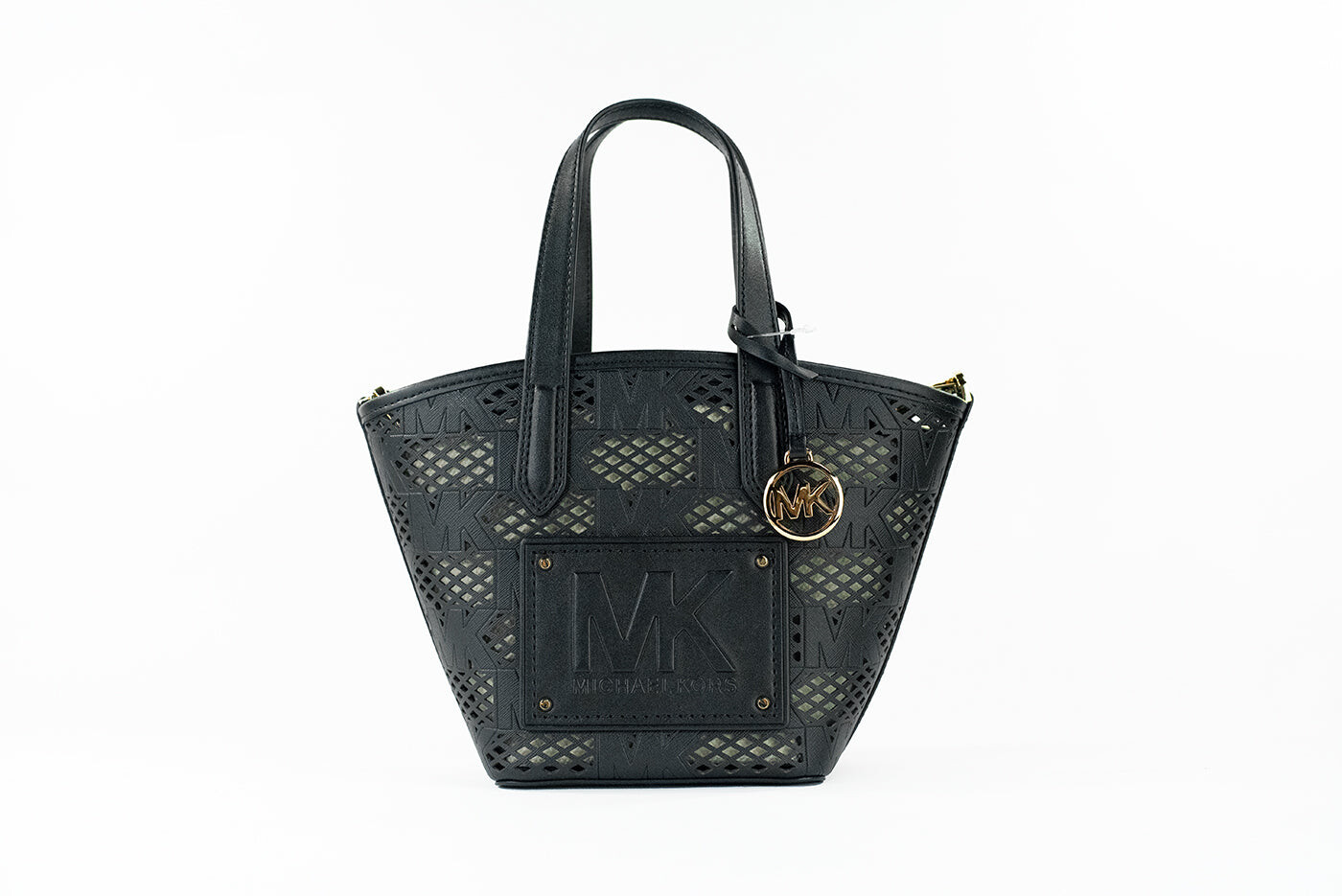 

Michael Kors Kimber Маленькая кожаная женская сумка-мессенджер 2-в-1 на молнии, мультиколор
