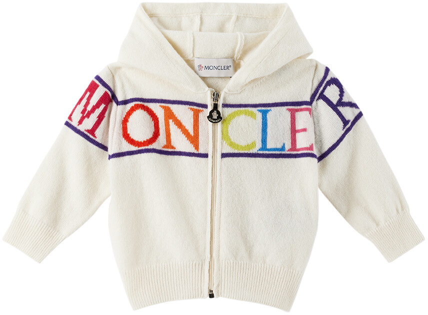 

Толстовка с жаккардовым принтом Baby Beige Бежевый Moncler Enfant