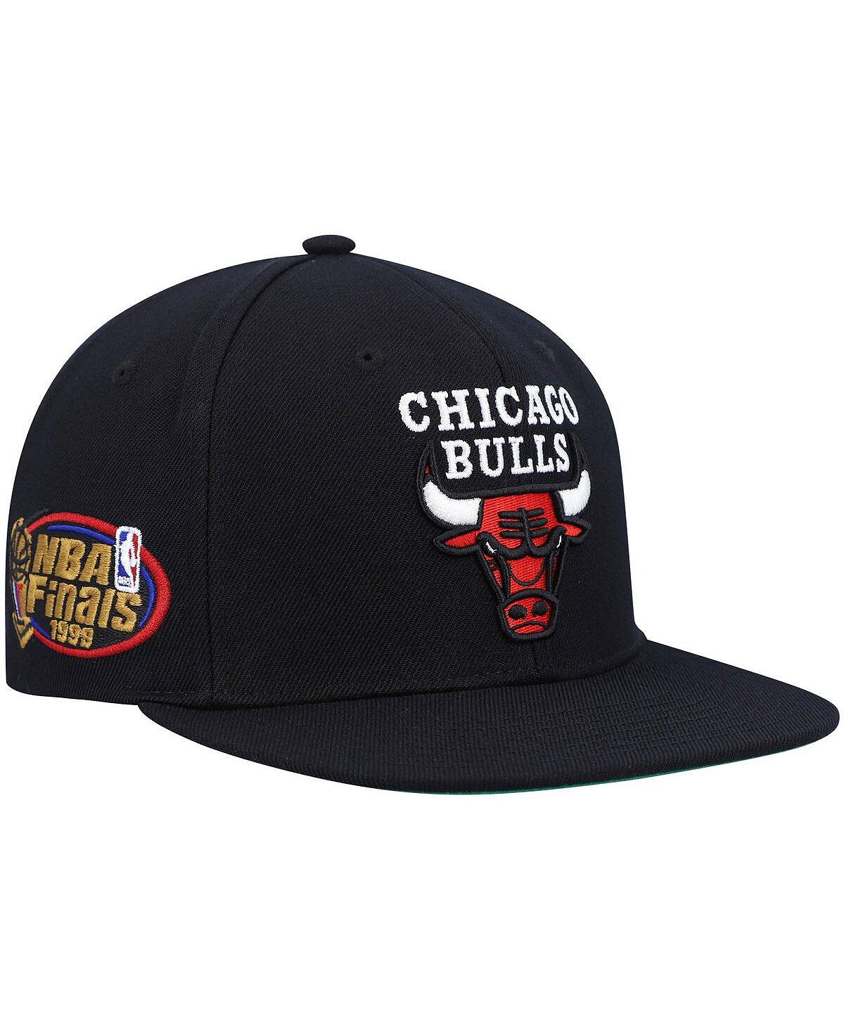 

Мужская черная кепка Snapback Chicago Bulls Hardwood Classics 1998 NBA Finals Top Shot Mitchell & Ness