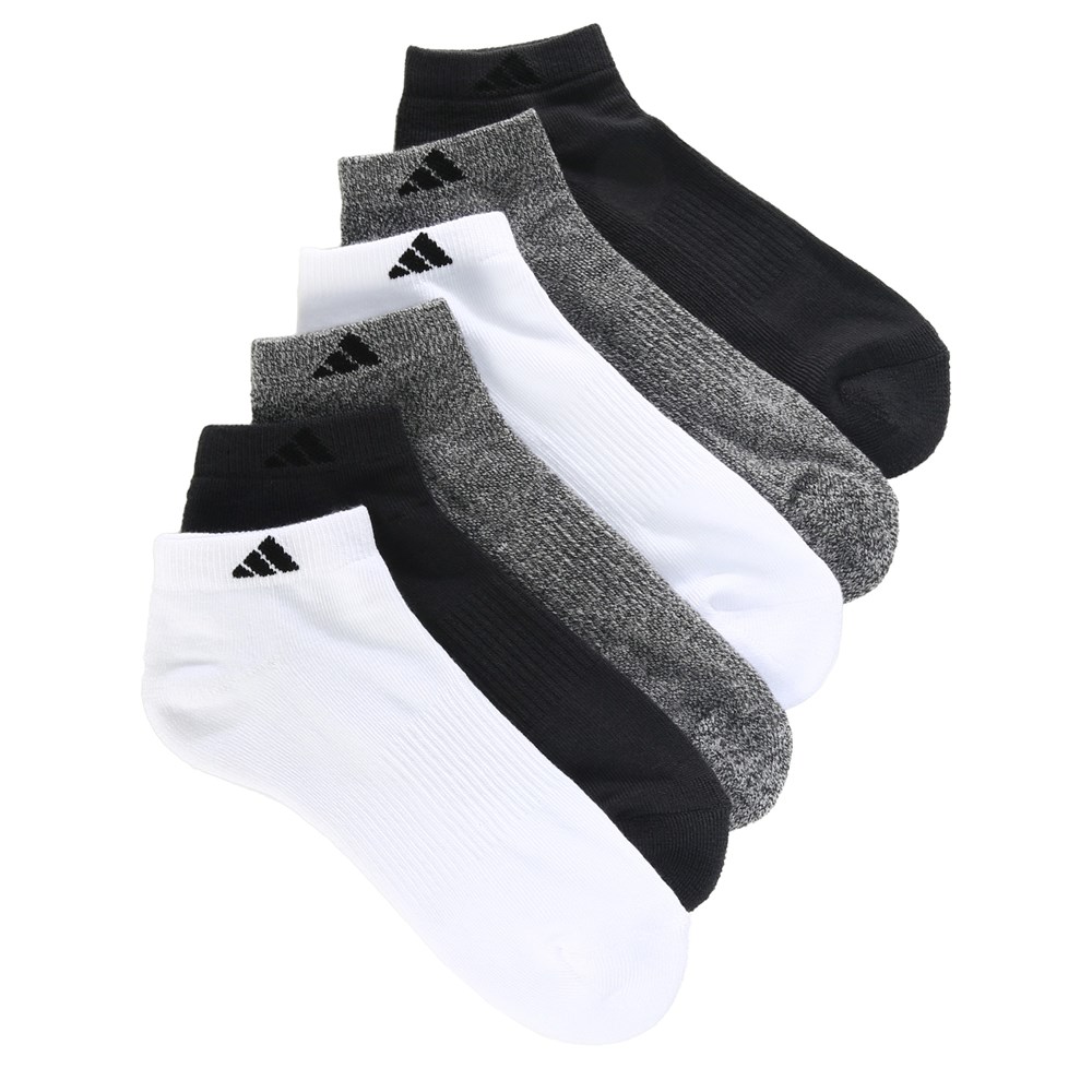 Набор из 6 мужских спортивных низких носков Adidas, белый набор из двух пар мужских спортивных носков lacoste lacoste