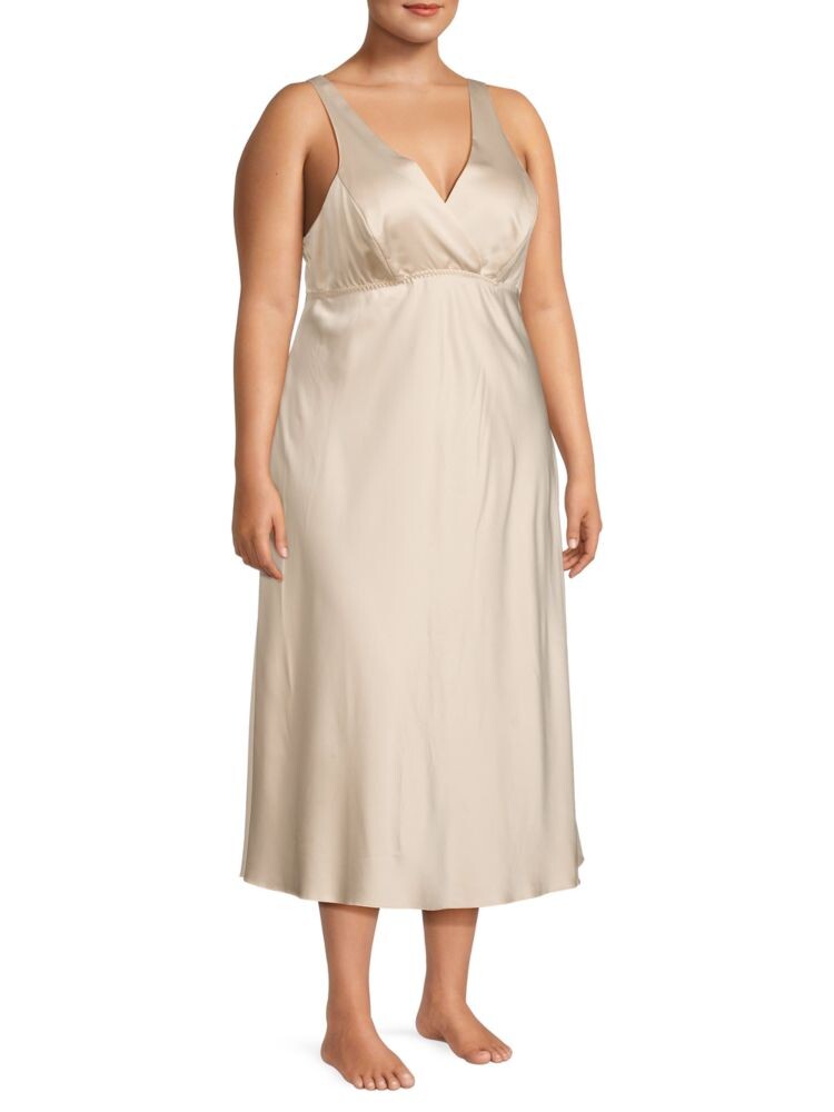 

Вечернее платье Plus Surplice Rya Collection, цвет Champagne