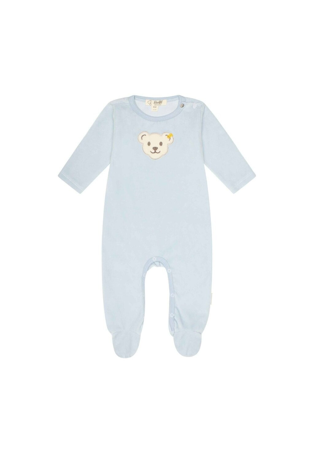 

Комбинезон STEIFF STRAMPLER BÄR LOGO DRUCKKNÖPFE Sanetta, цвет hellblau