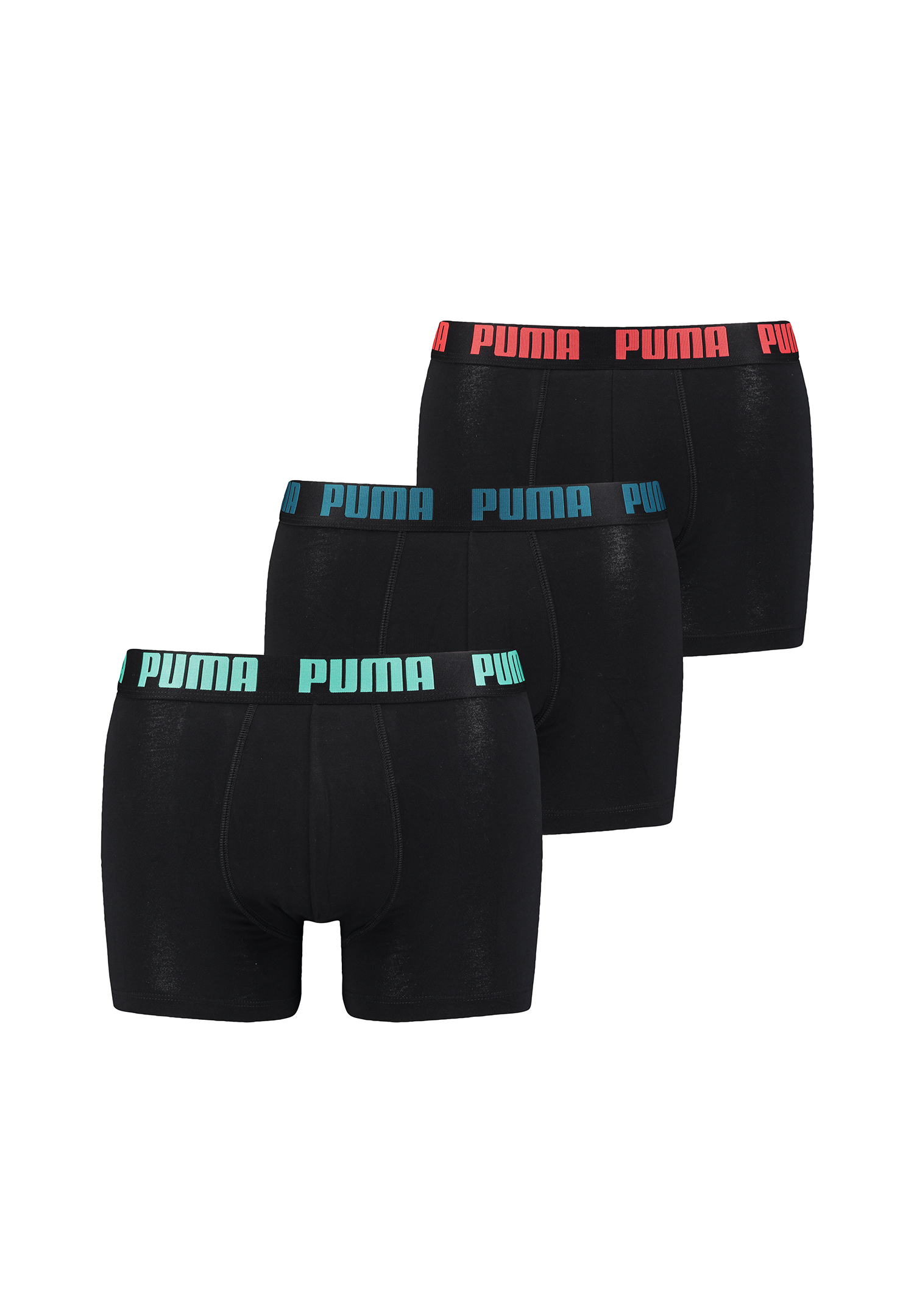 цена Боксеры Puma Boxershorts PUMA CAT BOXER 3P, цвет 239 - tripple black