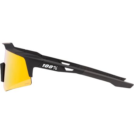 очки для велосипедистов лыж и бегунов 100 % speedcraft soft tact розовые синяя линза Солнцезащитные очки Speedcraft XS 100%, цвет Soft Tact Black2