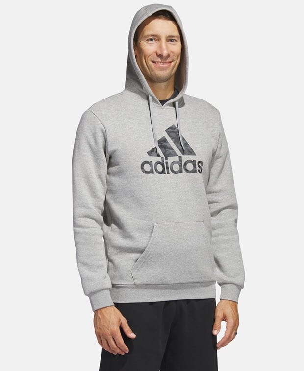 

Флисовая толстовка adidas, средне-серый