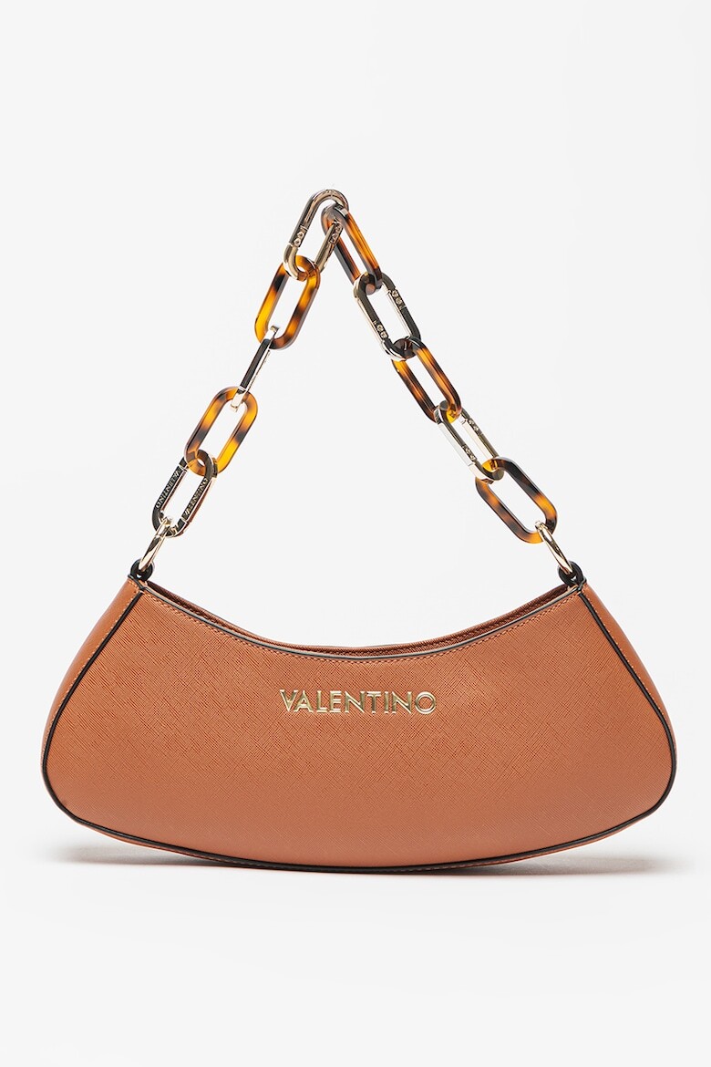 

Сумка из экокожи с логотипом Valentino Bags, коричневый
