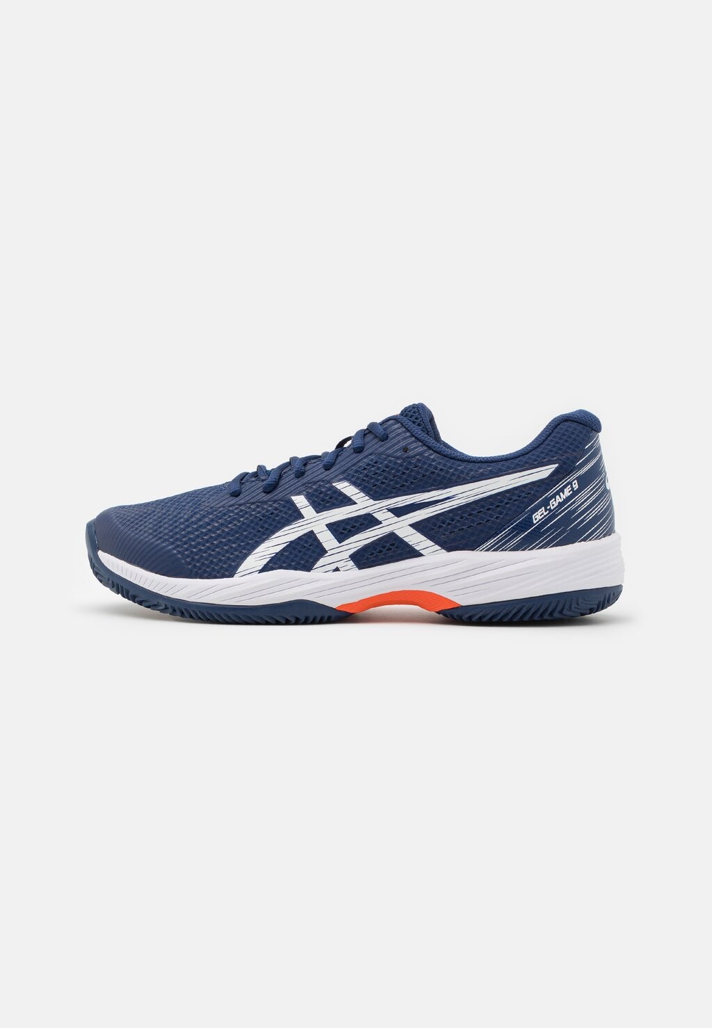 Теннисные туфли Gel-Game 9 Clay ASICS, цвет blue expanse/white