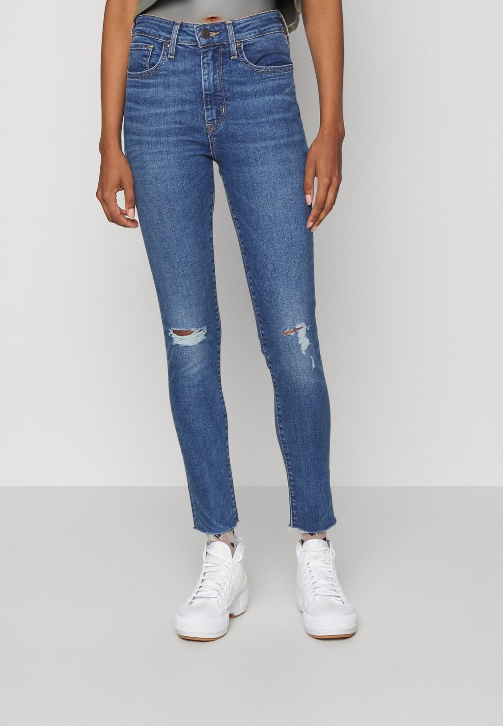 

Джинсы Skinny Fit Levi's 721 High Rise Skinny, цвет темно-синий