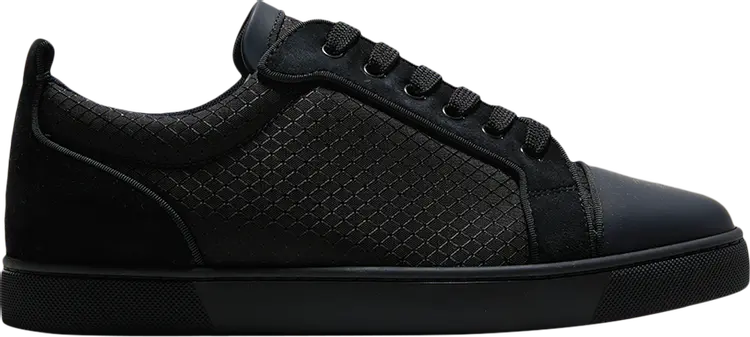 

Кроссовки Christian Louboutin Louis Junior Orlato Flat 'Black Mesh', черный