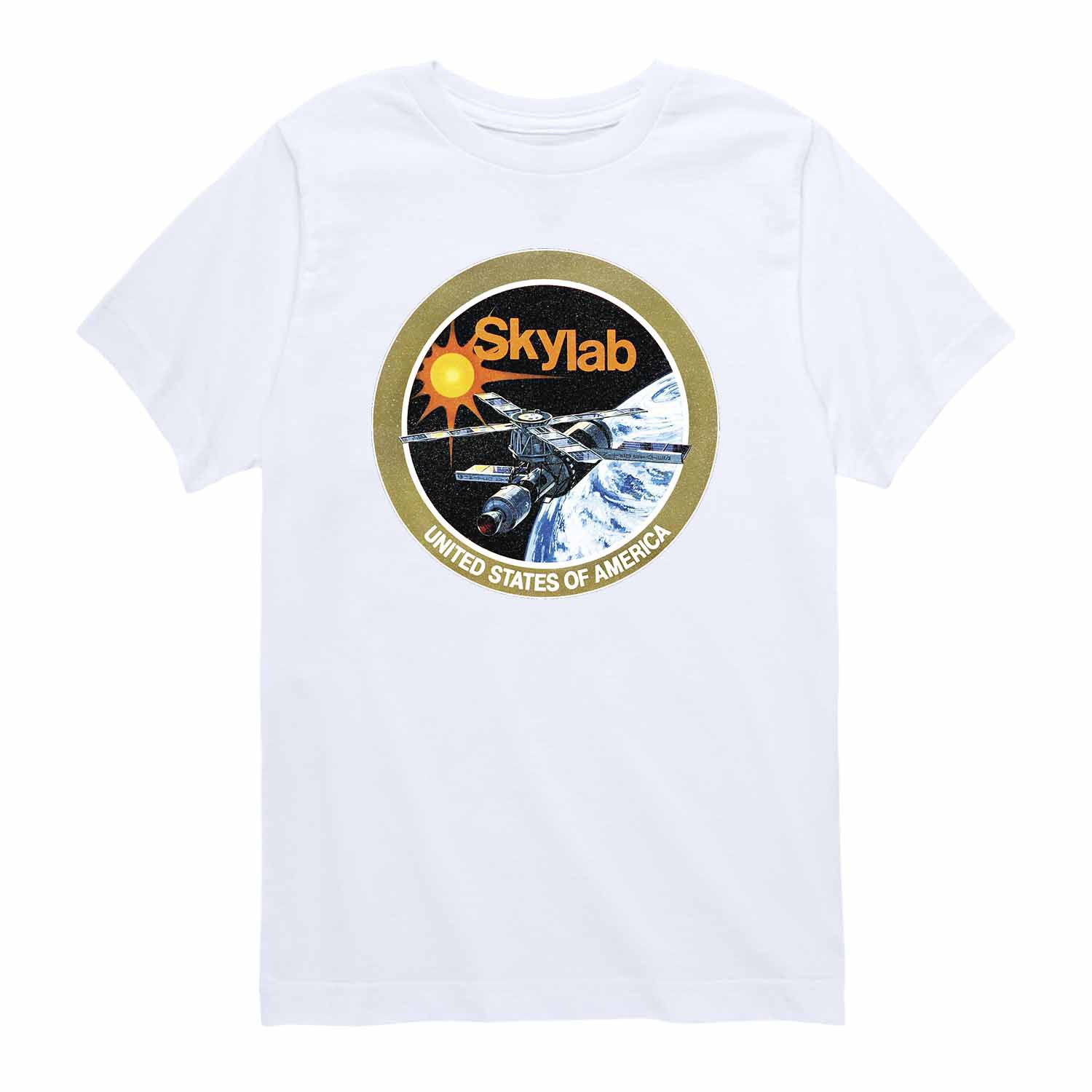 цена Футболка с изображением эмблемы NASA Skylab для мальчиков 8–20 лет NASA