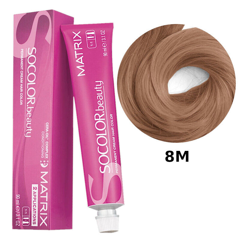

Стойкая краска для волос 8м Matrix Socolor.Beauty, 90 мл