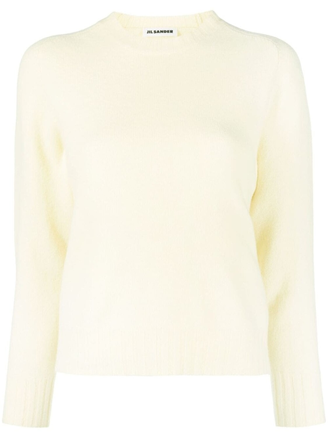 

Jil Sander шерстяной джемпер с круглым вырезом, желтый