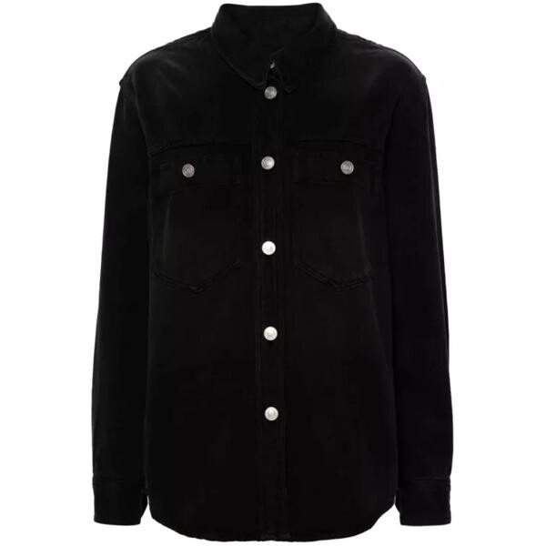 

Футболка talbot faded denim shirt Isabel Marant, черный