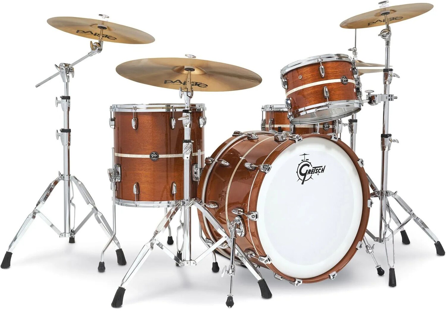 

Новый комплект из 4 корпусов Gretsch Drums Renown LTD — красное дерево с жемчужной инкрустацией