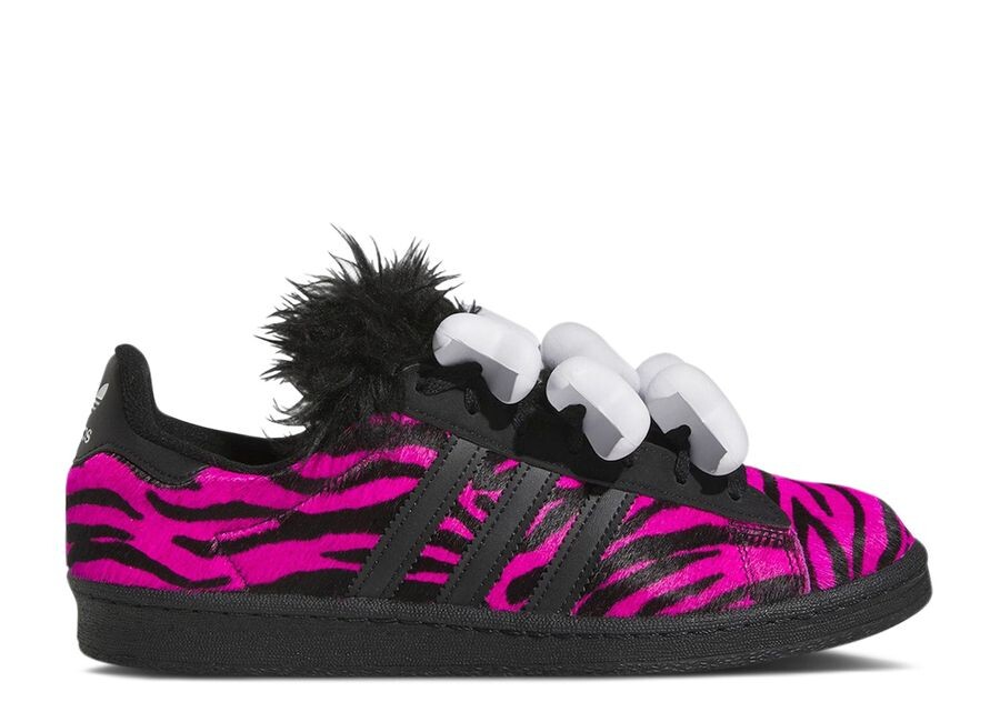 

Кроссовки adidas Jeremy Scott X Campus 80S 'Bones - Pink Zebra', розовый