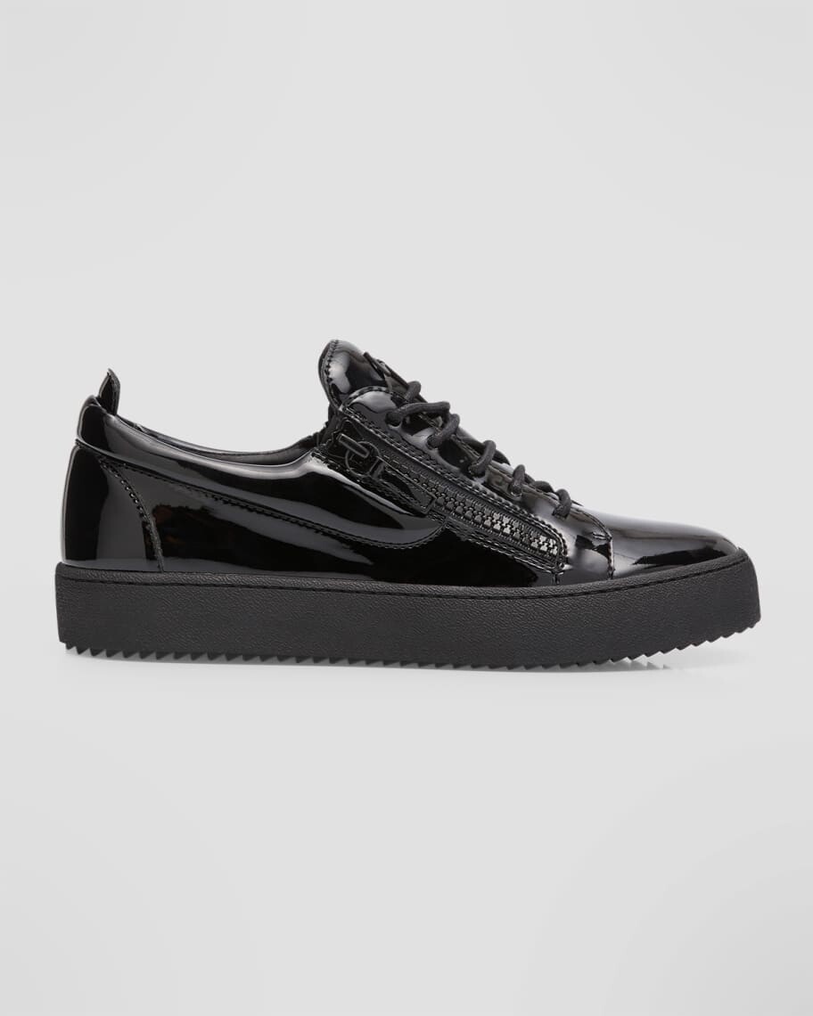 

Мужские низкие кеды Maylondon из лакированной кожи Giuseppe Zanotti