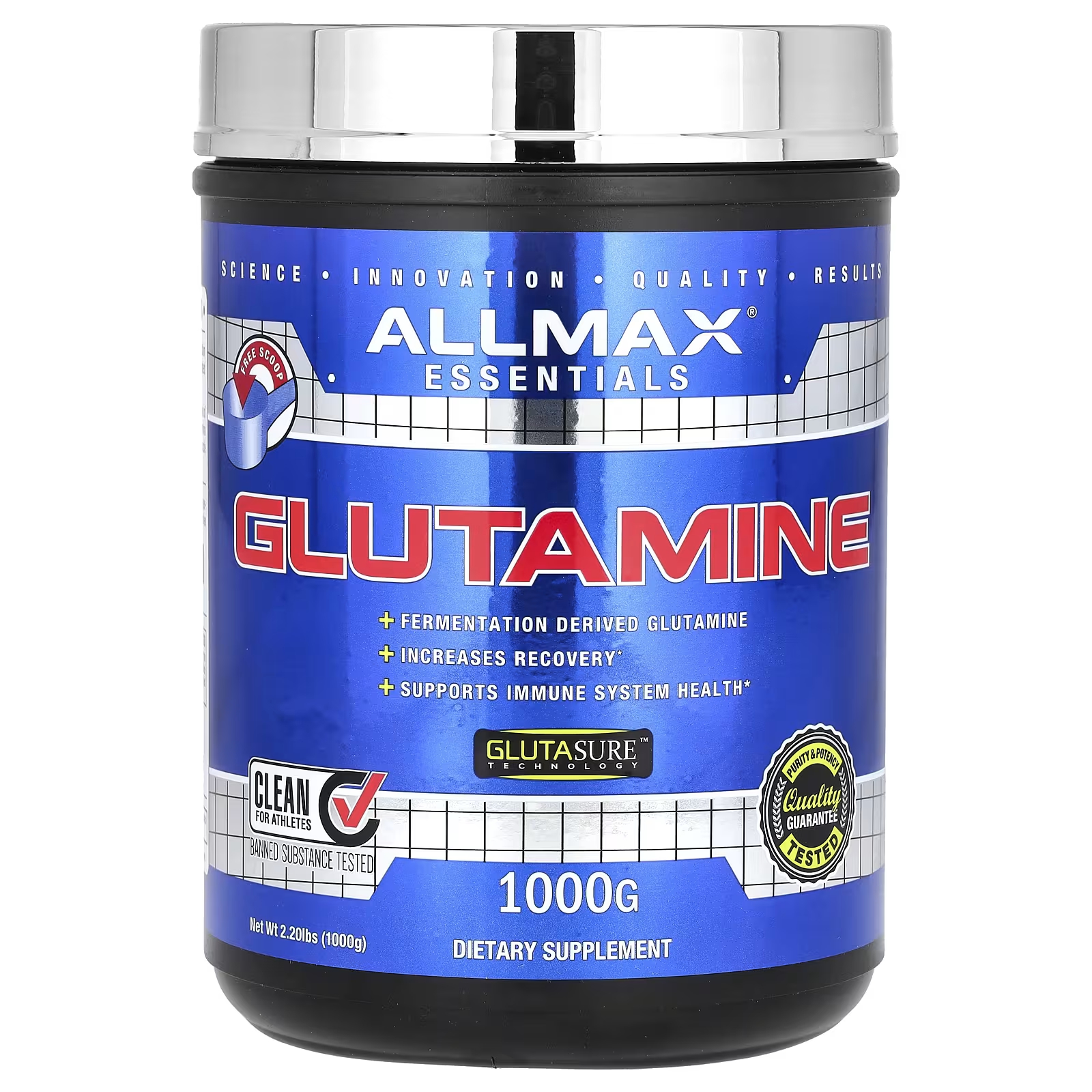 Глютамин 2 AllMax, 1000 г