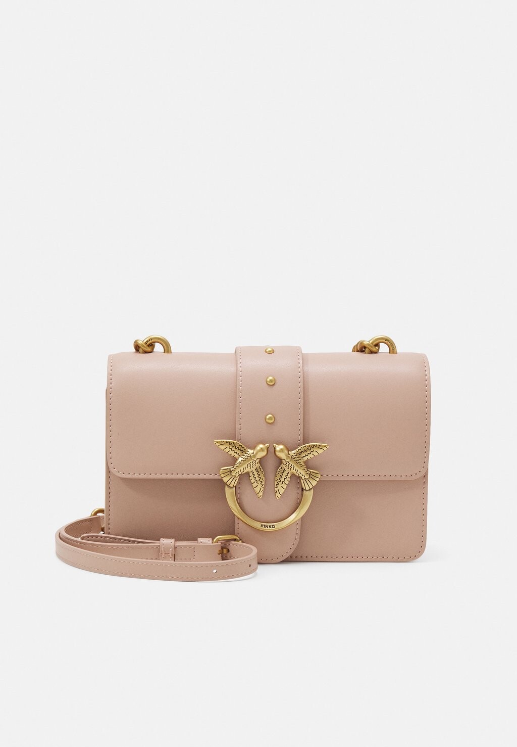 

Сумка через плечо LOVE ONE MINI VITELLO SETA Pinko, светло-розовый