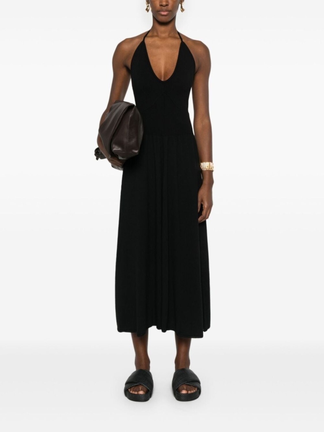 

Extreme cashmere трикотажное платье N°350 Norma, черный