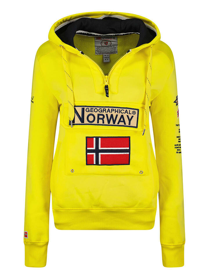 

Худи Geographical Norway Gymclass, желтый