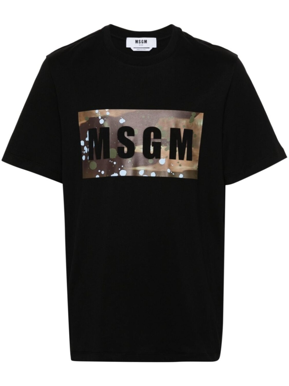 

MSGM футболка с логотипом, черный