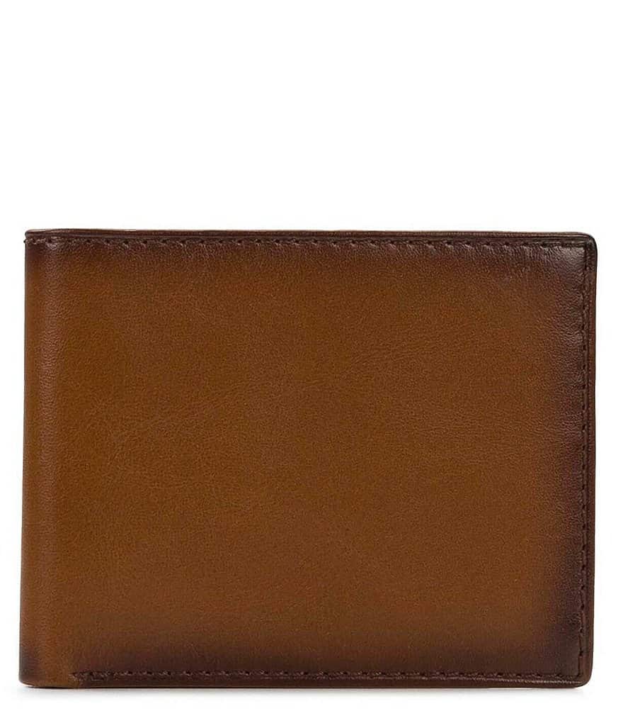Кожаный кошелек Patricia Nash Whisky Passcase с RFID-блокировкой, коричневый