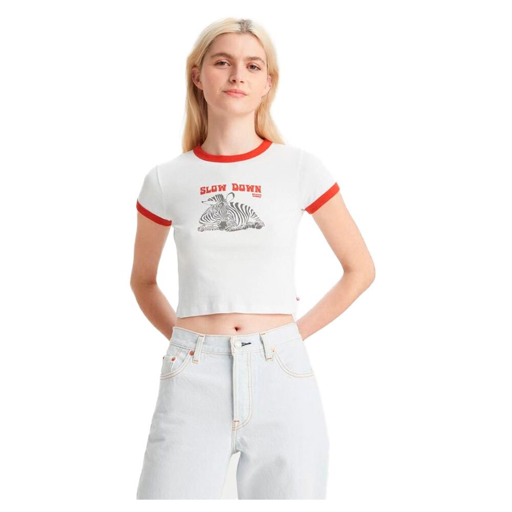 

Футболка Levi´s Graphic Ringer Mini, белый