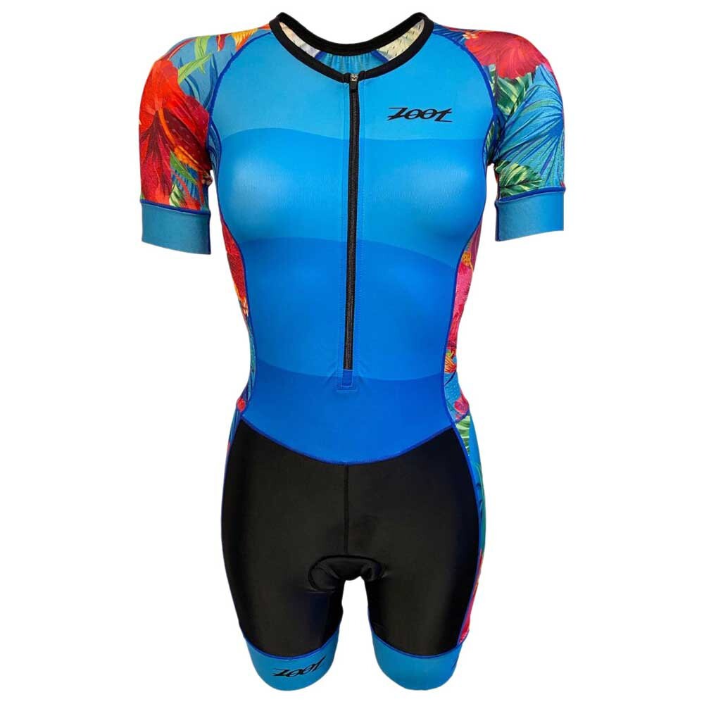 

Костюм для триатлона с коротким рукавом Zoot Performance Front Zip Race Suit, синий