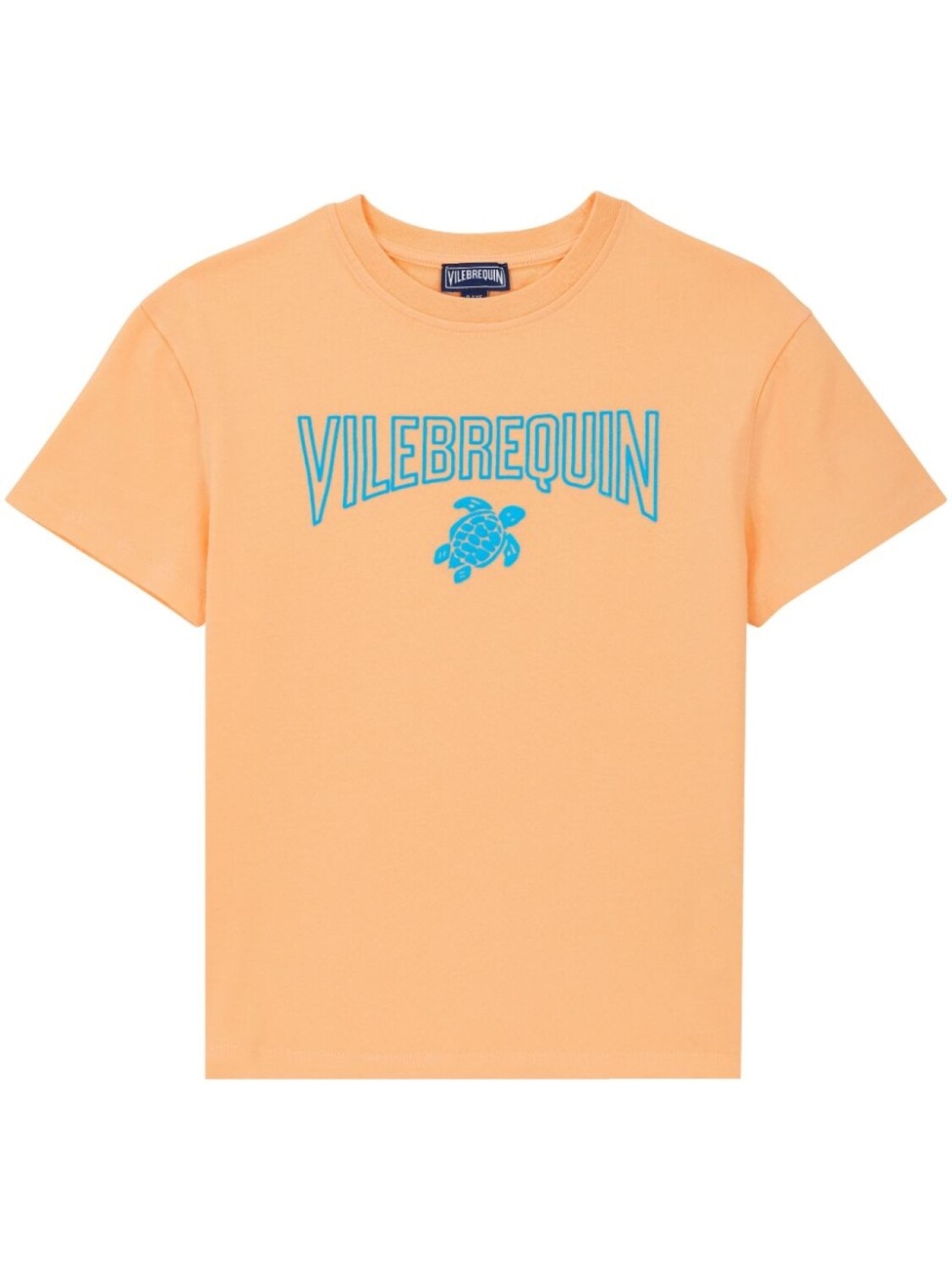 

Футболка из органического хлопка с логотипом Vilebrequin Kids, оранжевый