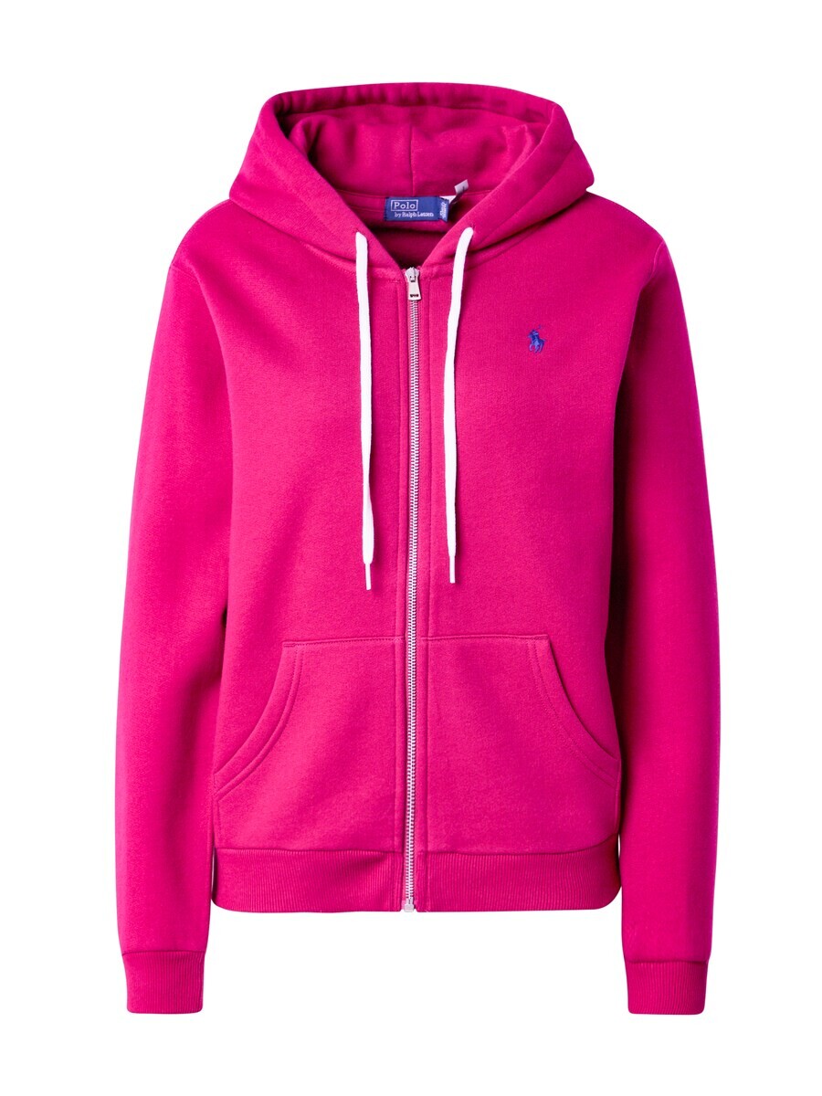 

Худи Polo Ralph Lauren Zip-Up Hoodie, фуксия
