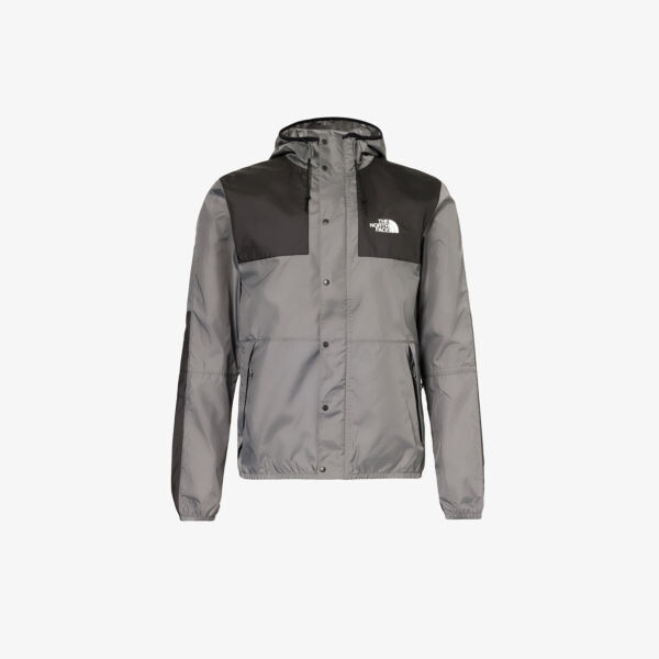 

Куртка-ракушка классического кроя дымчатого брендового мотива The North Face, цвет pearl
