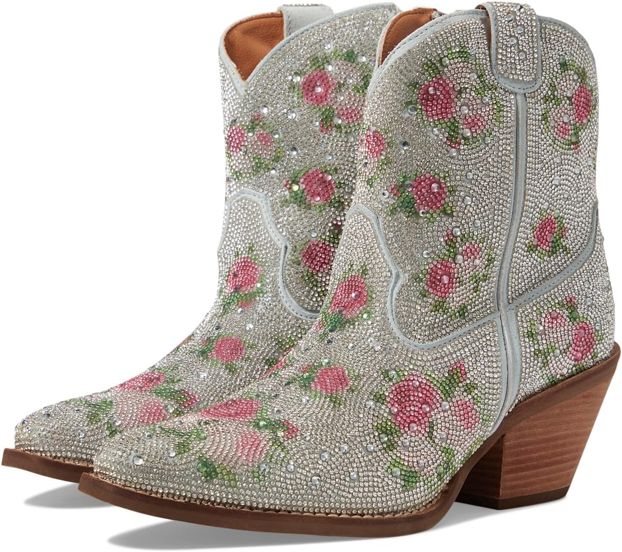 

Ковбойские сапоги Rhinestone Cowgirl Leather Bootie Dingo, мульти