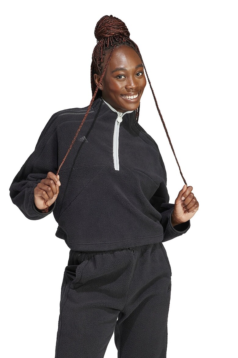 

Короткая толстовка Tiro Adidas Sportswear, черный