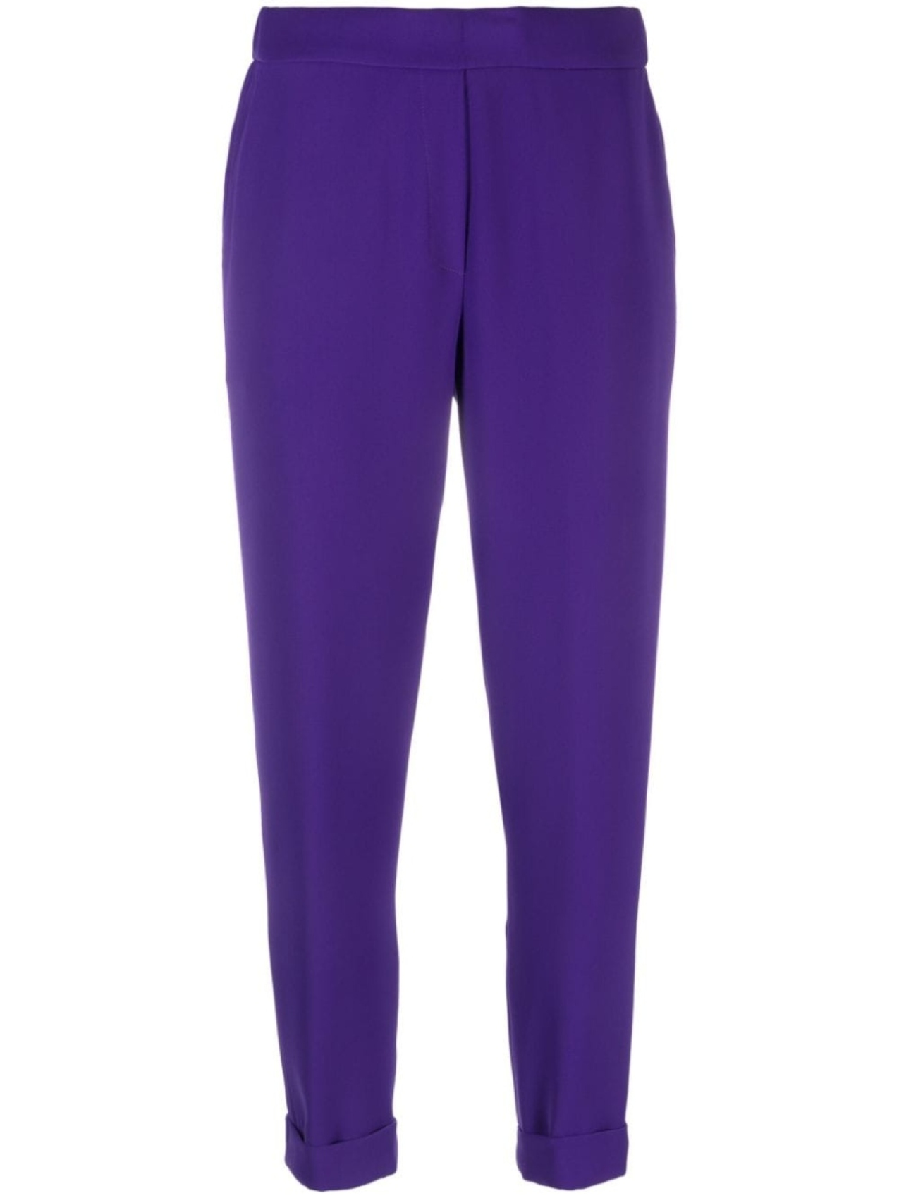 

P.A.R.O.S.H. high-waisted tapered trousers, фиолетовый