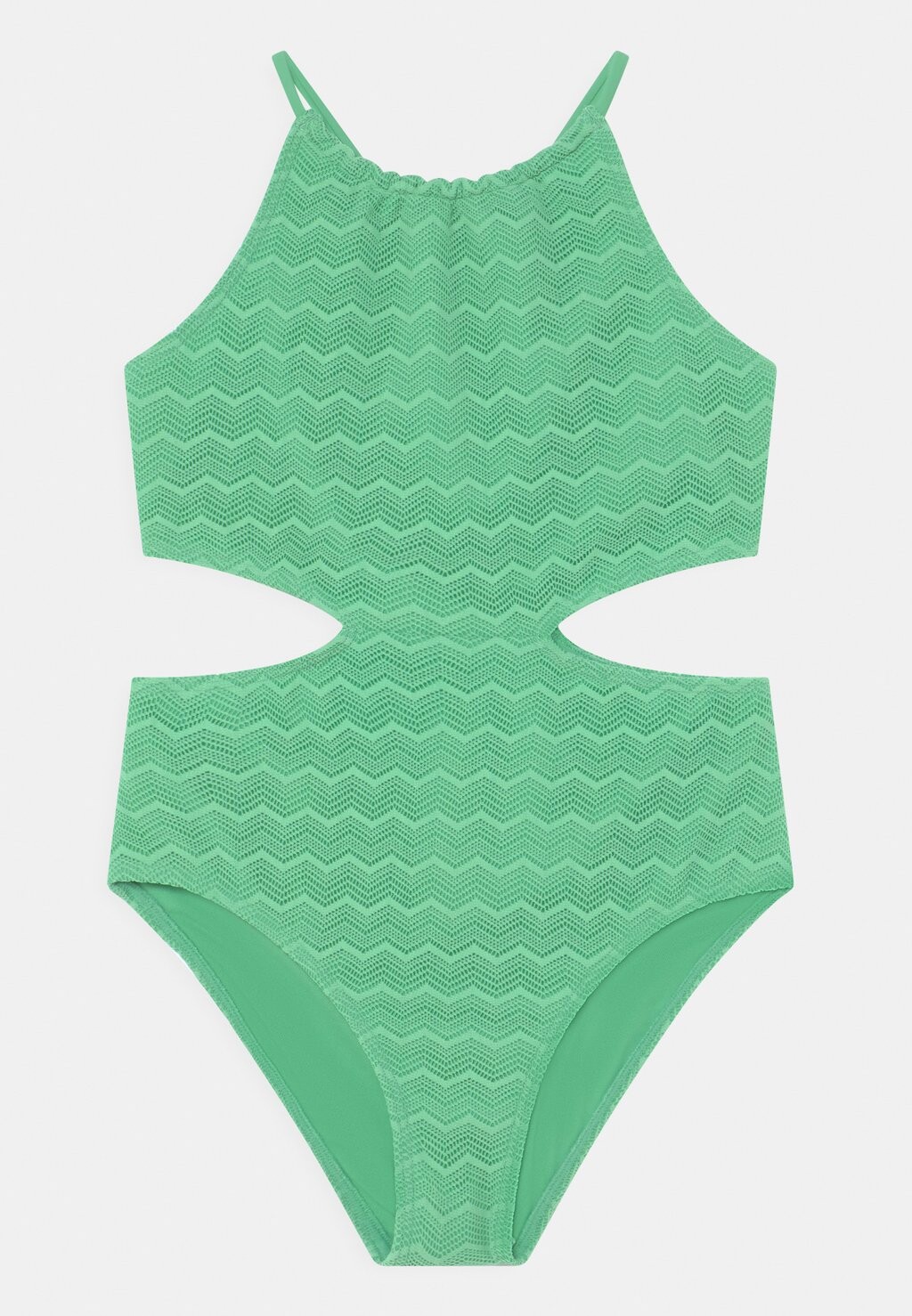 

Купальник Crochet High Neck Cutout Abercrombie & Fitch, зеленый