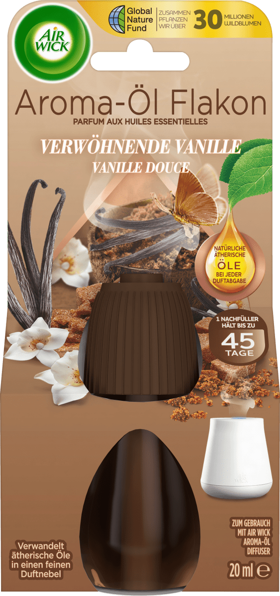 Освежитель воздуха арома-масло расслабляющее ваниль сменный блок 20 мл AirWick