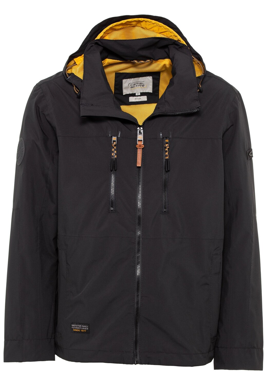 

Куртка Camel Active teXXXactive Funktionsjacke aus recyceltem Polyester, цвет Grau-Braun