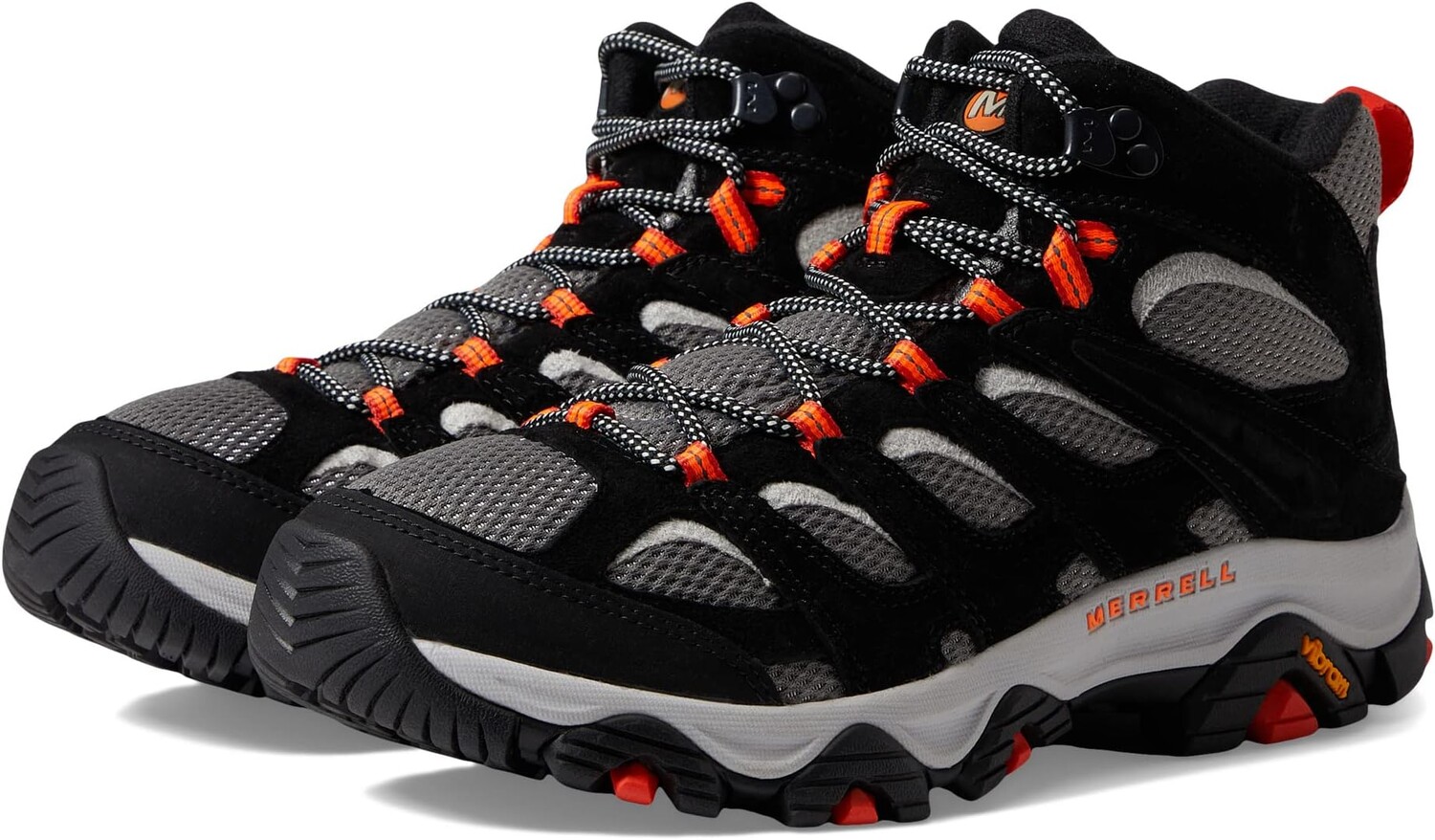 

Походная обувь Moab 3 Mid Merrell, цвет Black/Tangerine