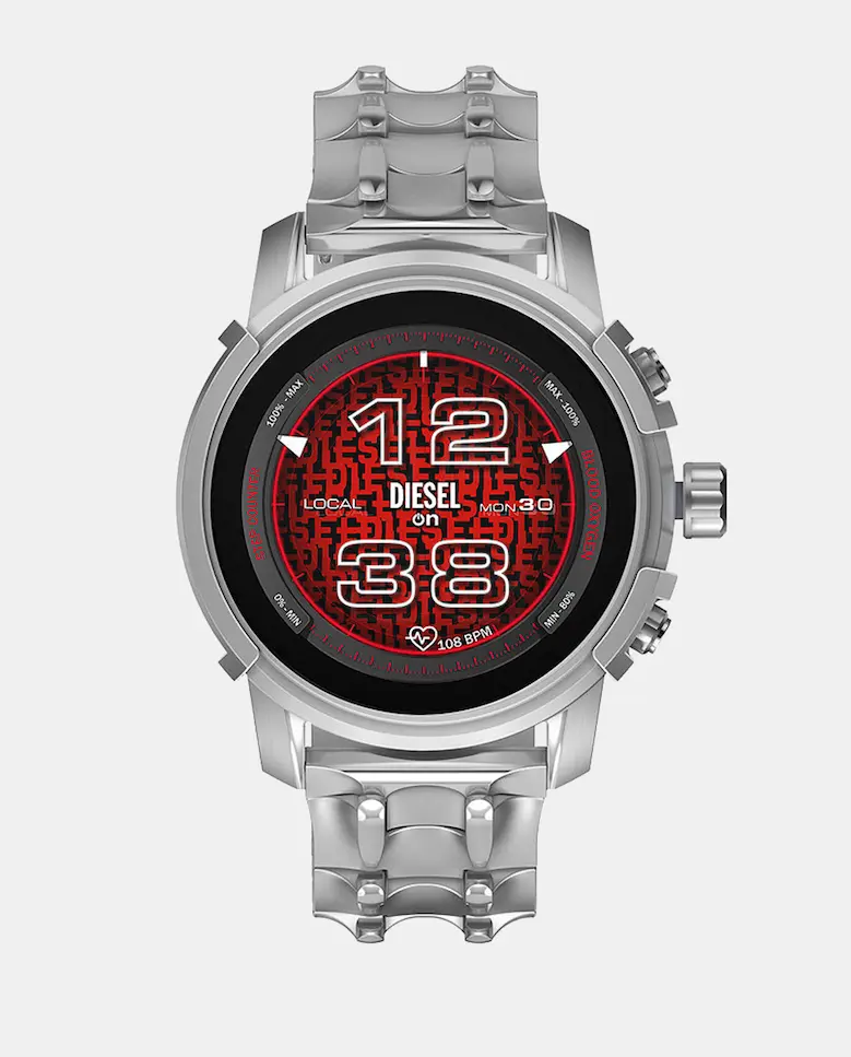 

Мужские умные часы Diesel Griffed DZT2040 из стали Diesel, серебро