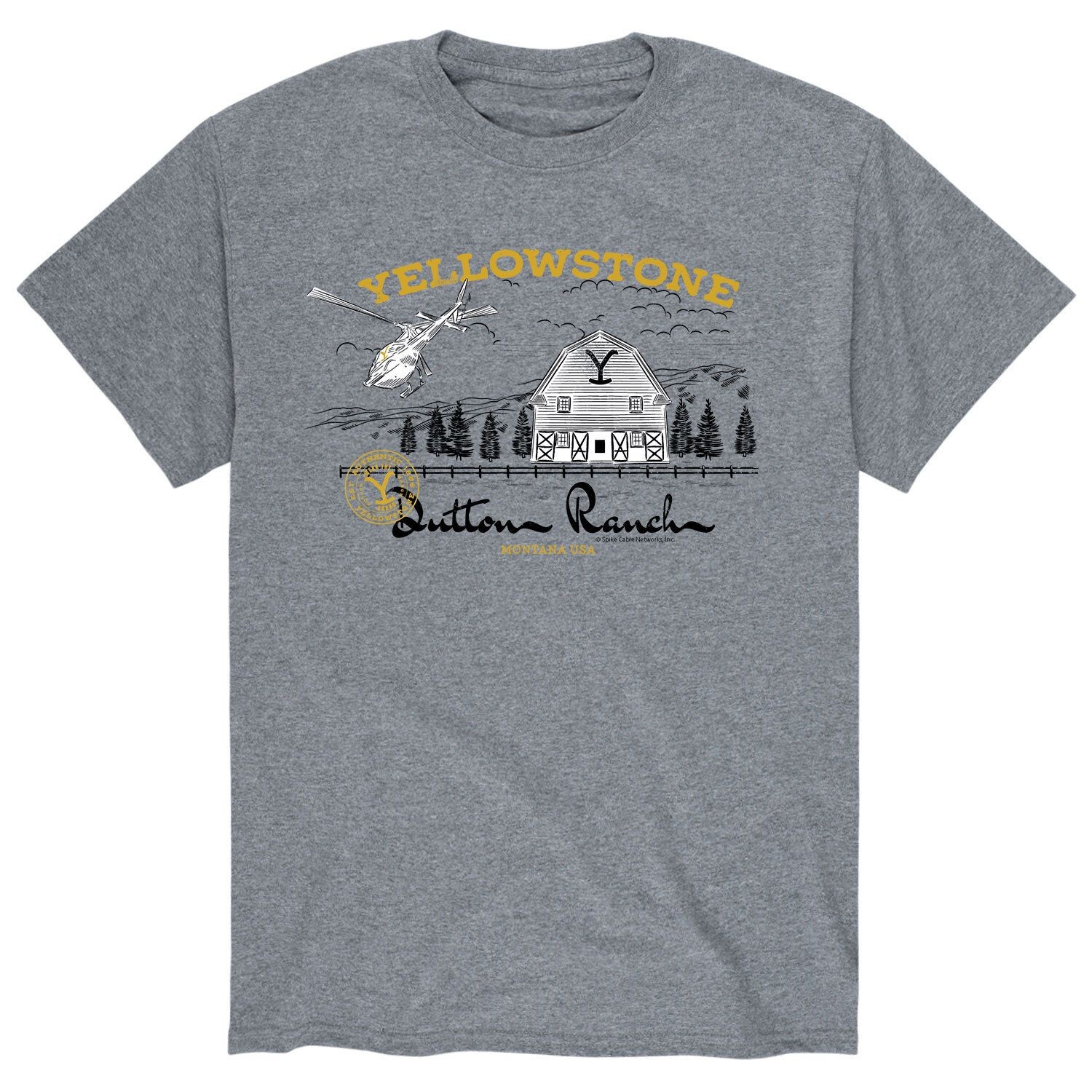 

Мужская футболка с рисунком Yellowstone Licensed Character