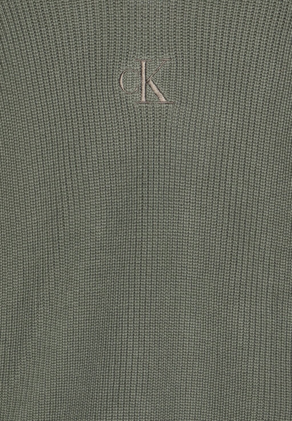 

Толстовка Ribbed Monogram Hoodie Calvin Klein, метеорно-зеленый