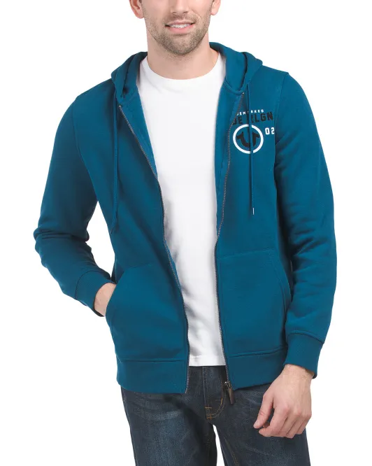 

Толстовка на флисовой подкладке True Religion, цвет Poseidon