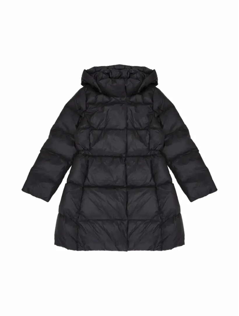 Стеганый пуховик с логотипом Ralph Lauren, черный