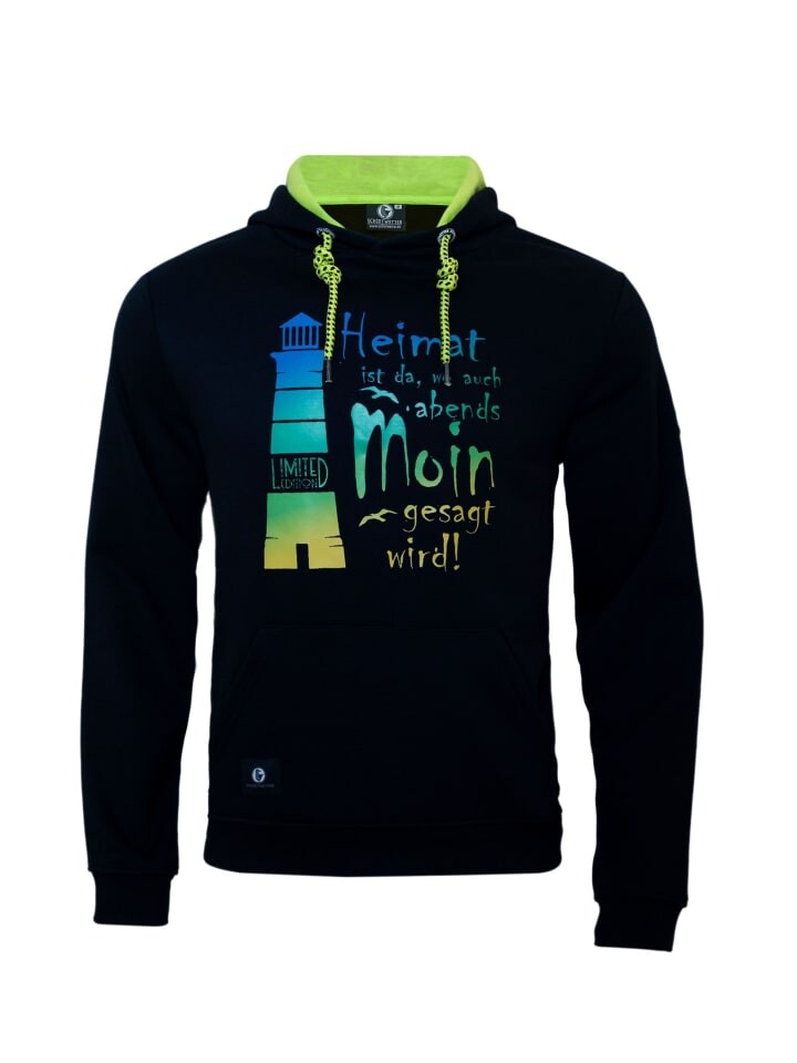

Худи SCHIETWETTER Leuchtturm, цвет schwarz-neongrün
